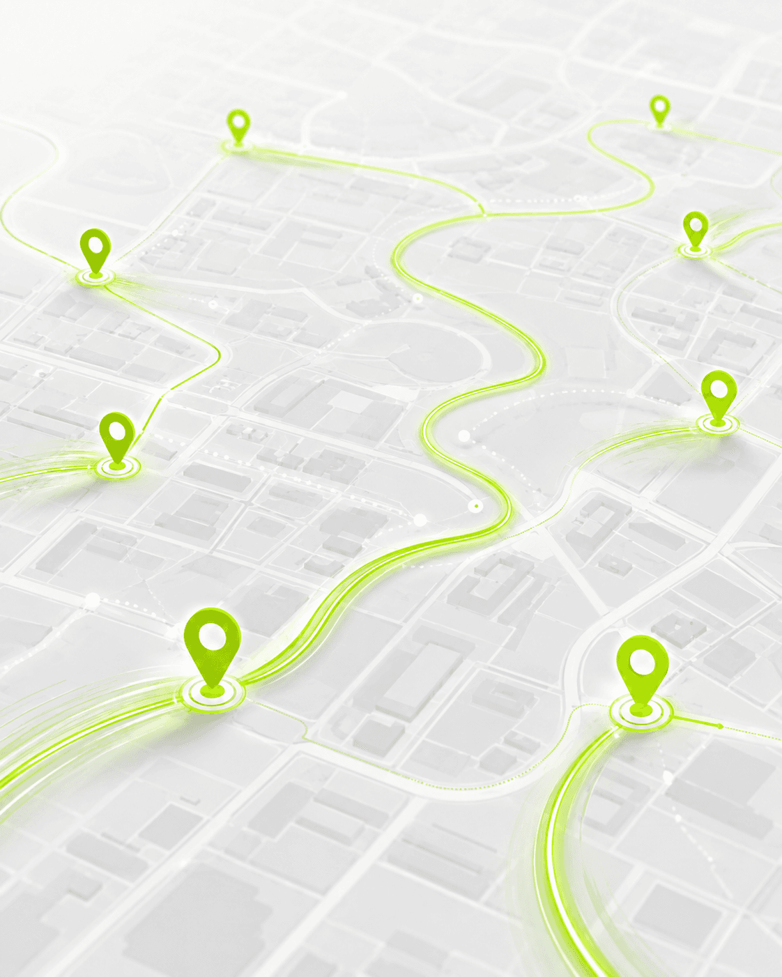 Mapa de cobertura de entregas eVeta